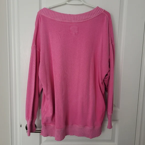 Aerie Oversized V-Neck Sweater - XS - Picture 4 of 4